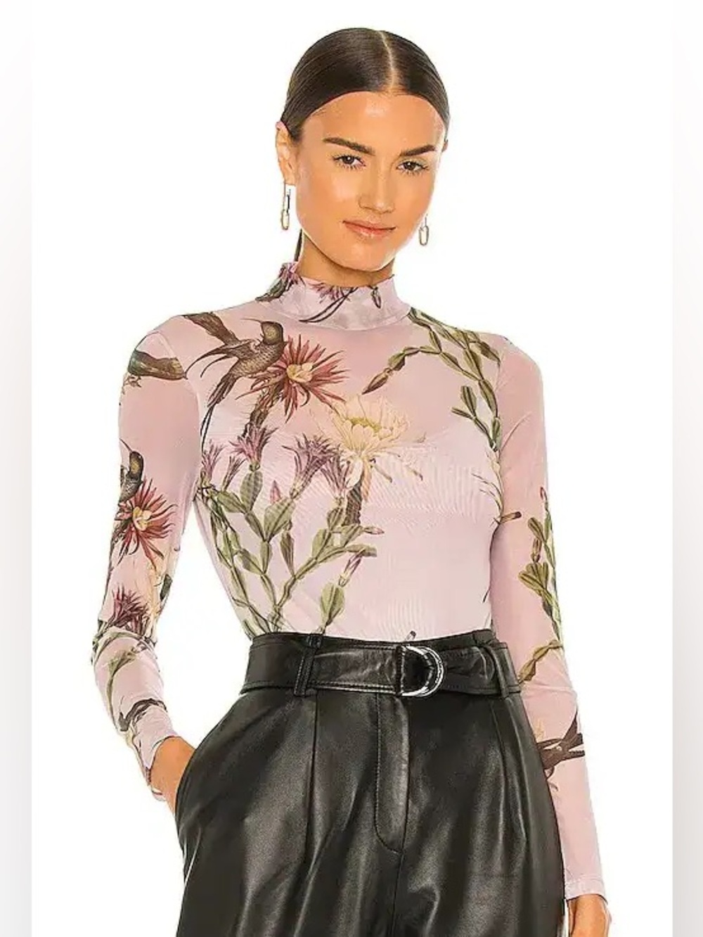 All Saints Nolina Elia Bodysuit In Blush size 6 - Picture 3 of 12
